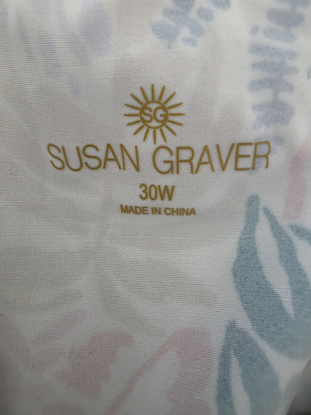 Susan Graver Soleil Ruched Tropical Print One-Piece Swimsuit Swim Dress 30W - Picture 5 of 5